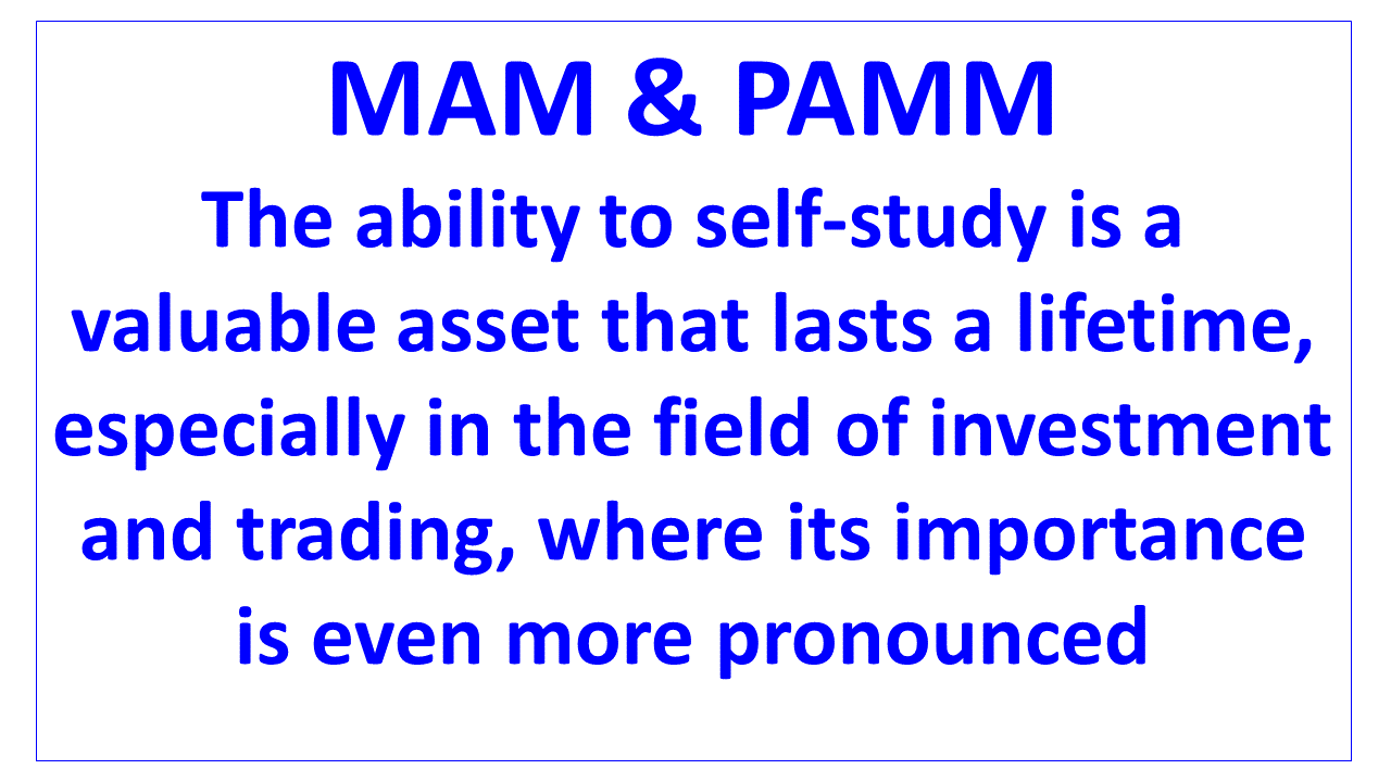 ability to self-study is asset of investment and trading en